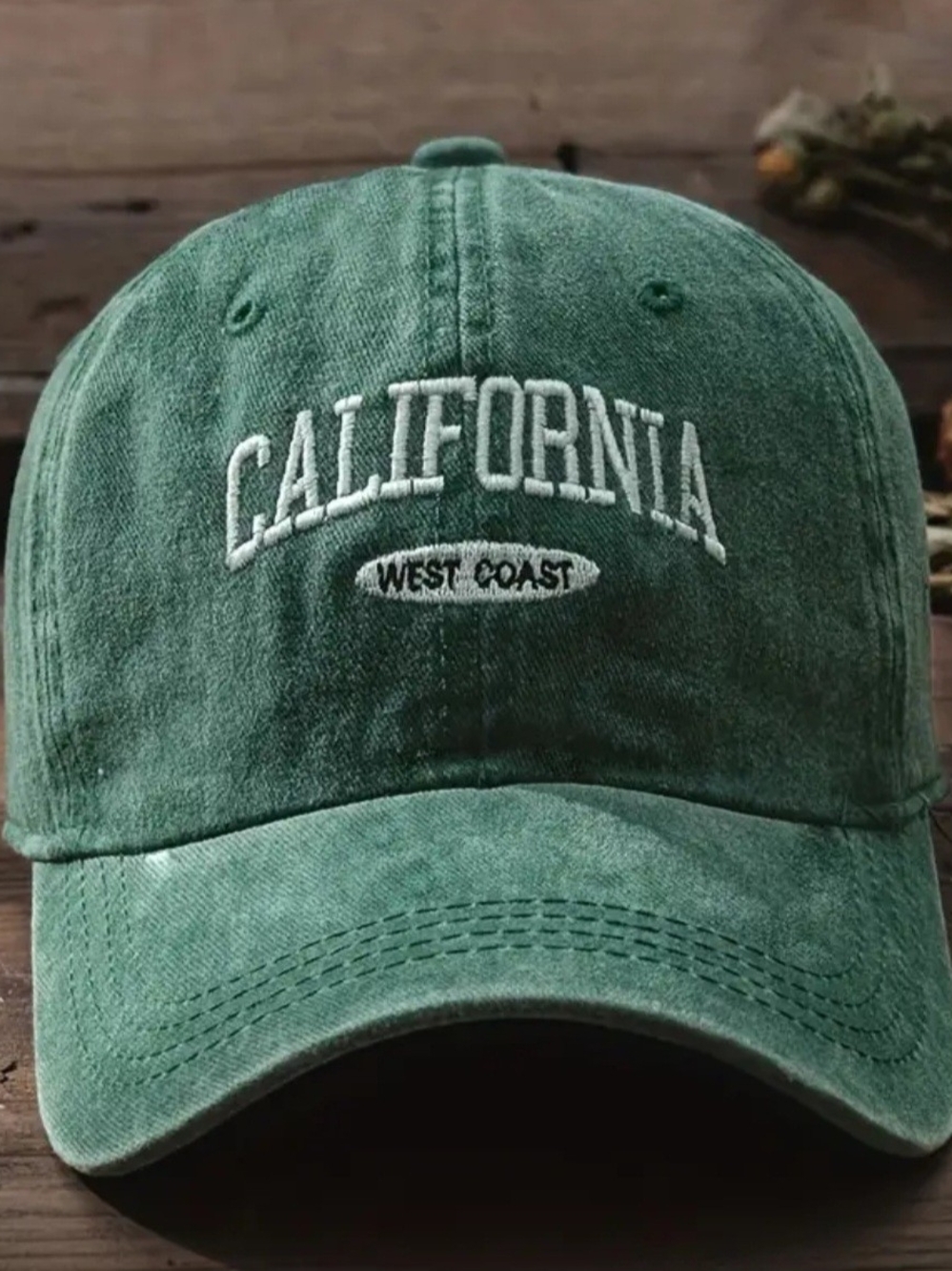 Green California West Coast Baseball Cap